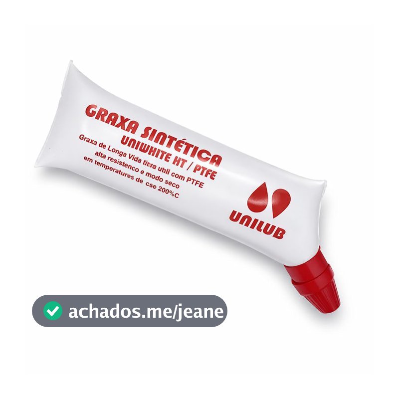Graxa Sintética 80g Alta temperatura - PARA IMPRESSORA 3D e Gráfica- PTFE Unilub