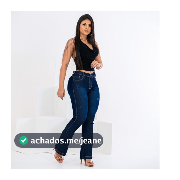 Calça jeans cintura alta Flare Feminino boca de sino cós alto levanta bumbum lycra Elastano Premium