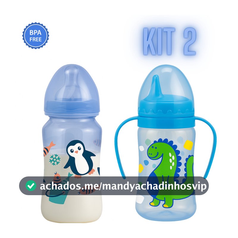 Kit Para Bebês 2 Copo De Treinamento