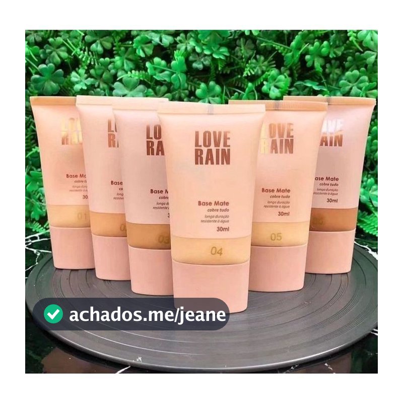 Base matte, alta cobertura, à prova d'água, resistente à chuva, longa duração