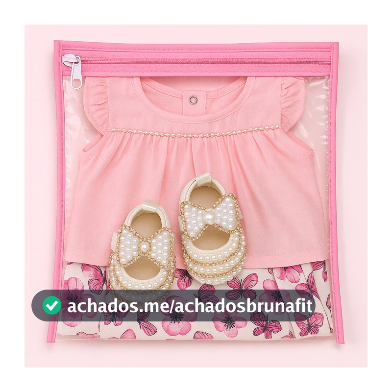 Kit 6 Saquinhos Maternidade Organizador  Mala Bebê 27x33 Cm MALA/VIAGEM/ROUPA SECA e MOLHADA