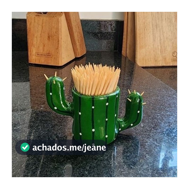 Porta-Palitos de Dente Artesanal Decorativo | Organizador Criativo e Charmoso