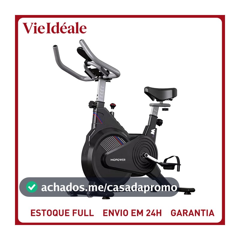 Bicicleta Ergométrica Compacta e Silenciosa - Bike Spinning para Apartamento, 150kg