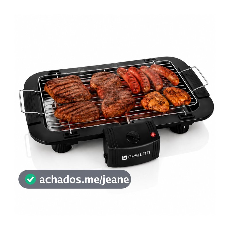 EPS-3091 Churrasqueira Elétrica De Mesa Epsilon Controle De Temperatura Grill Grelhador Portátil Cozinha
