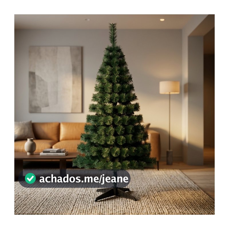 Árvore De Natal Cor Verde Modelo Luxo Pinheiro 90 Cm 73 Galhos