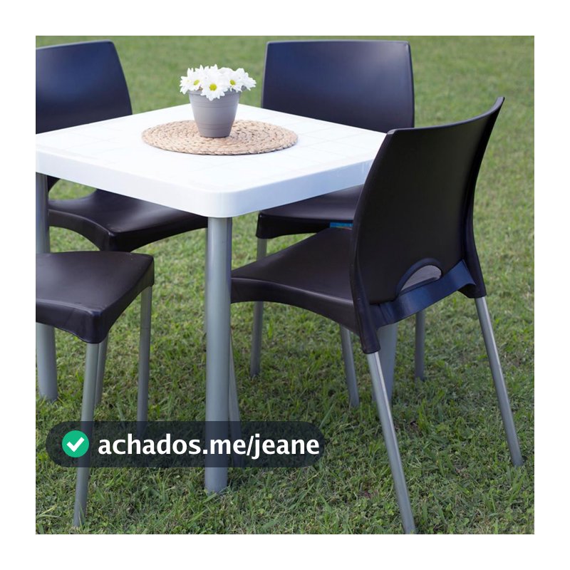 Kit 4 Cadeiras De Jantar Com Pés De Alumínio Boston