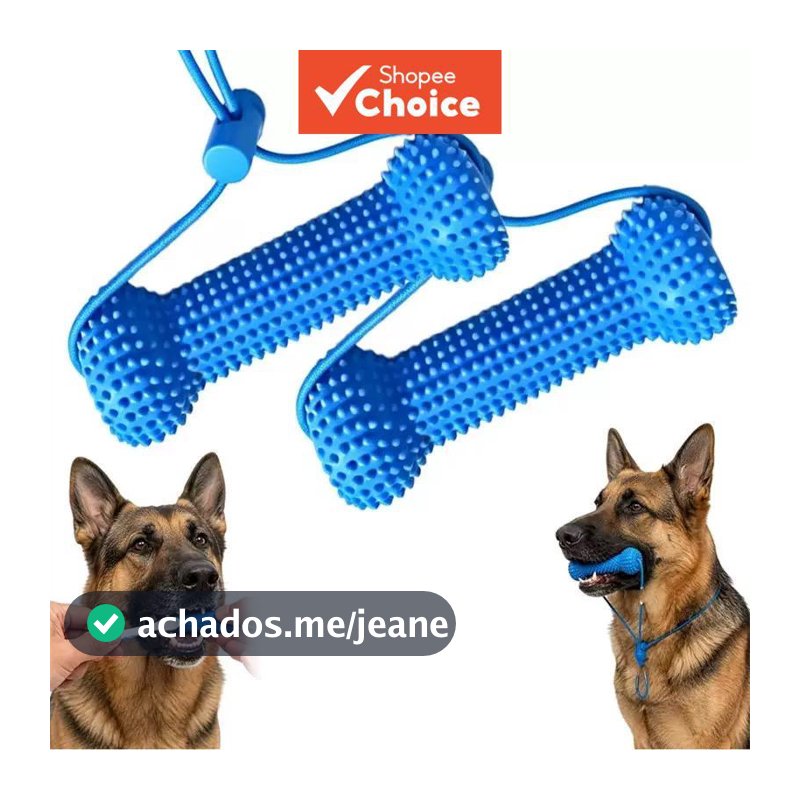 Auxílio para Escova de Dente para Cachorro, Brinquedo de Mastigar para Limpeza Oral, Brinquedo de Limpeza Dentária para