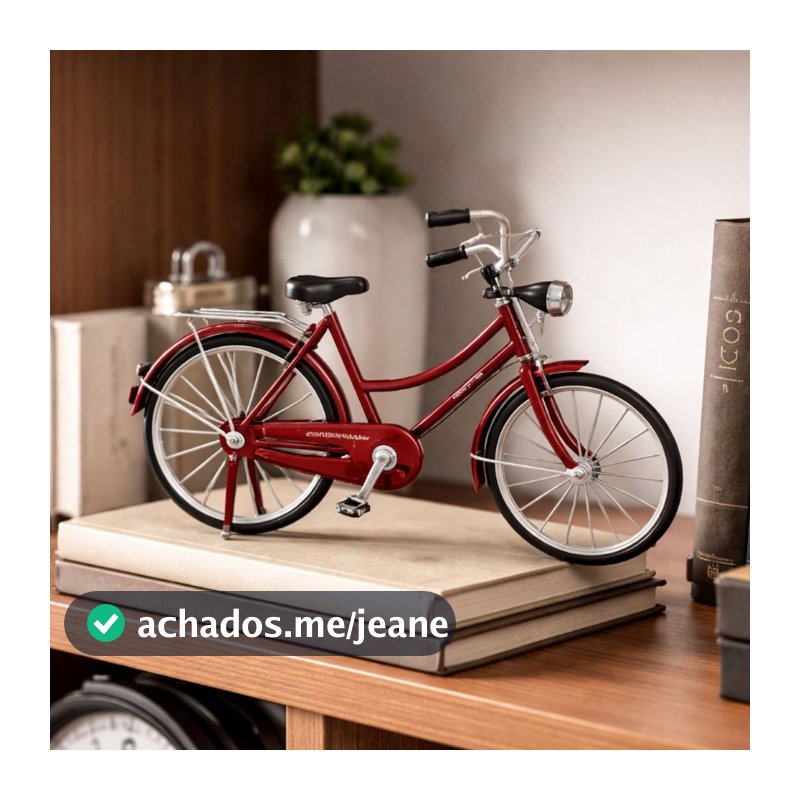 Bicicleta Miniatura Decorativa Vintage em Metal Coleção Bicicletinha Mini