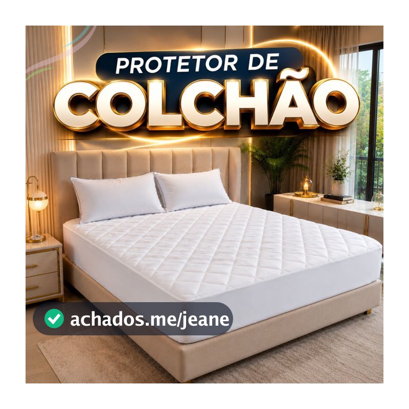 Capa para Colchão Impermeável Matelada Branca Solteiro Casal Queen King Antialérgica Premium