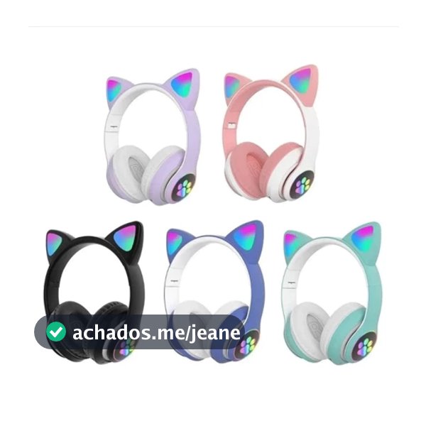 fone gato Fone De Ouvido carinha Sem Fio Bluetooth Com Orelhas De Gato/ como esportes-X2/X4