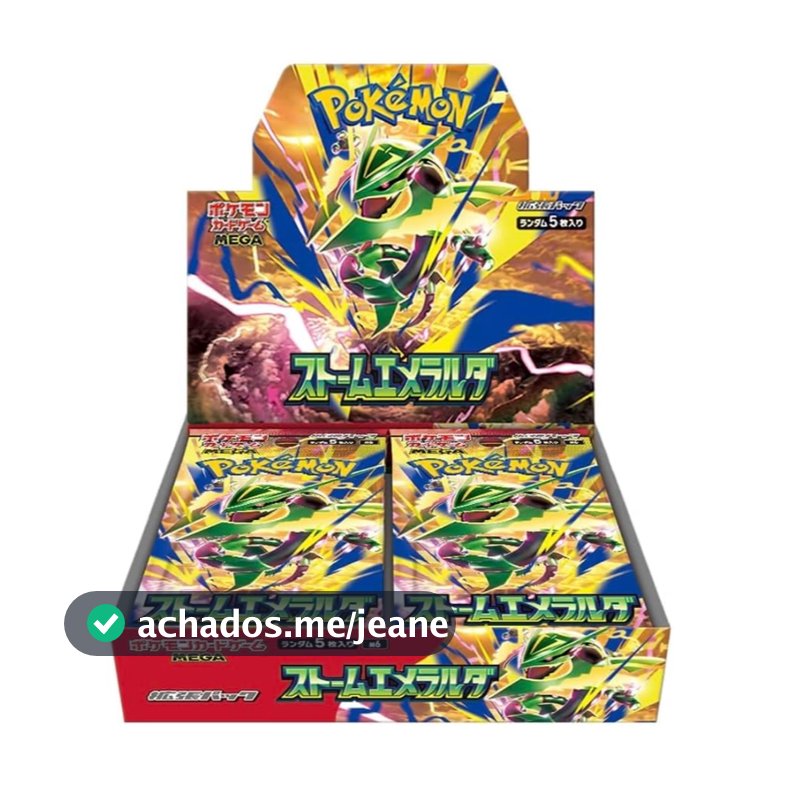 Pokemon card game MEGA  Expansion Pack "Storm Emeralda" Box Includes 30 packs shrink-wrapped
