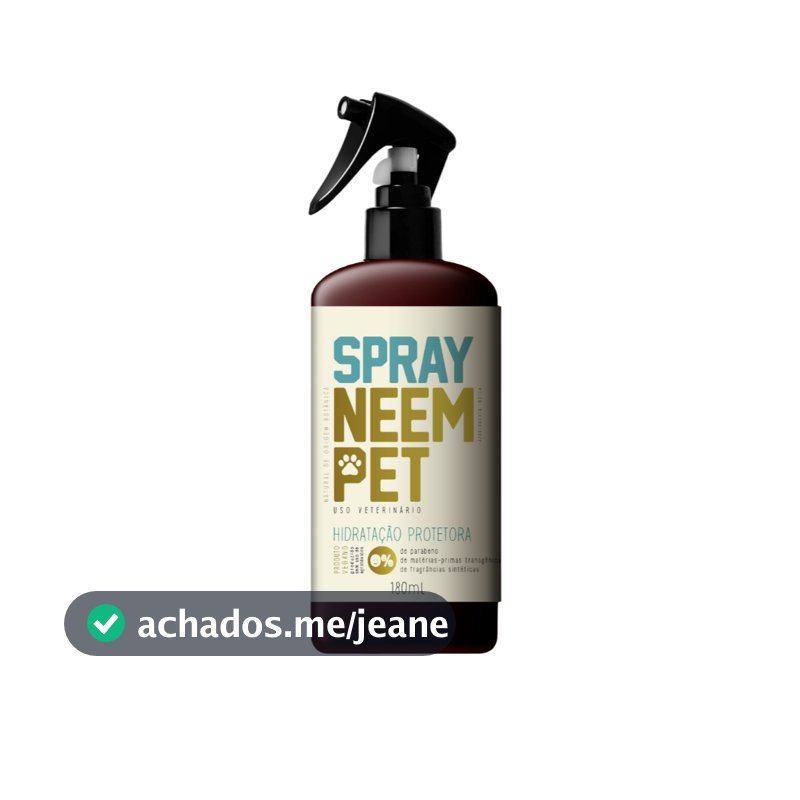 Repelente para pet spray NEEM PET 180 ml - Preserva Mundi