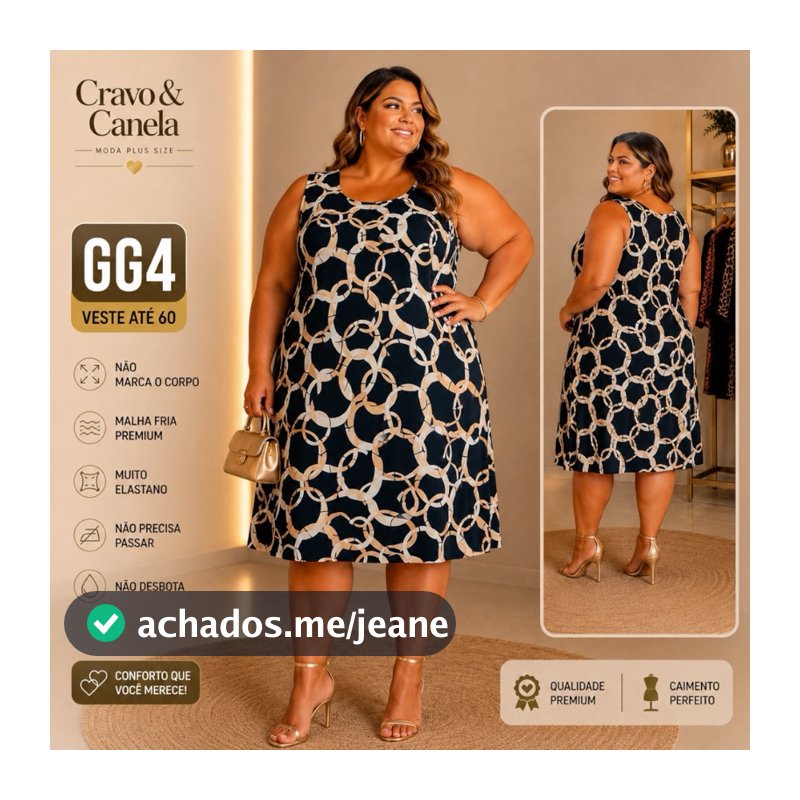 Vestido Regata Plus size GG4 Soltinho Confortável Vestidos tamanho extra grande 54 ao 60