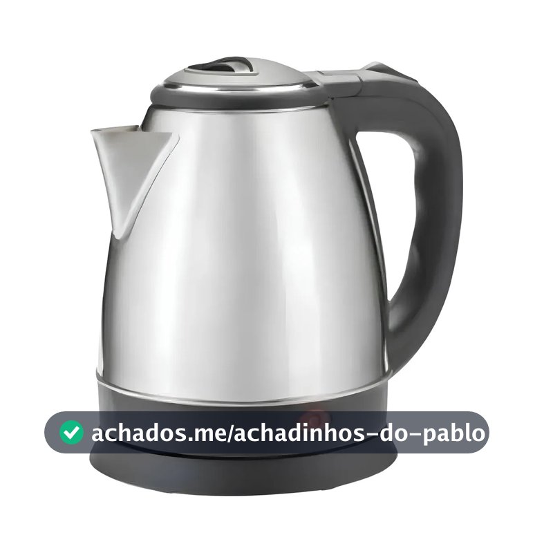 Chaleira Elétrica em Aço Inox 1,8 Litros Lehavi