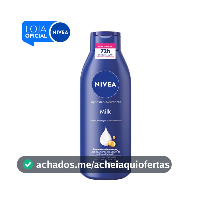 NIVEA Loção Hidratante Milk Pele Seca a Extrasseca 200ml