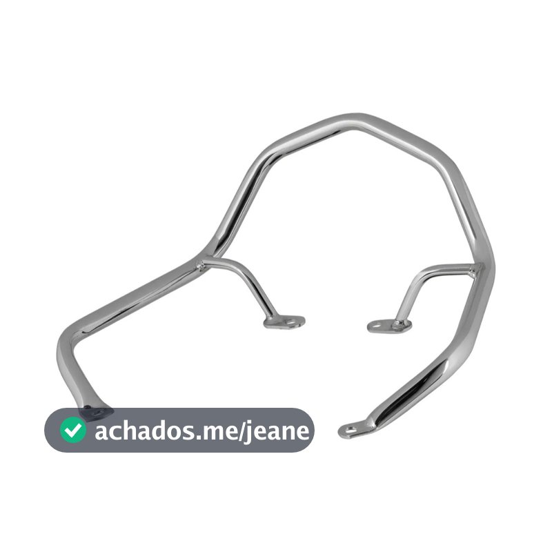 Alça Traseira Moto Biz 100 ano 1998 á 2005 Modelo Arrow Pro Tork Cromado ou Preto