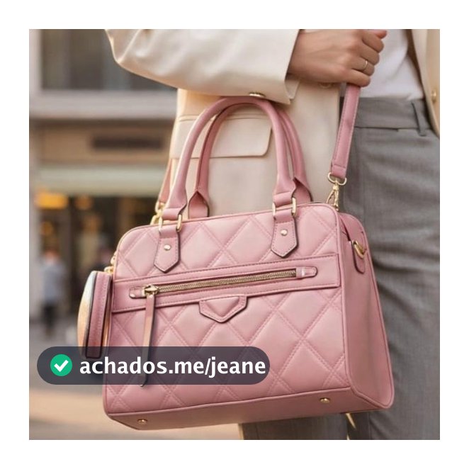 Bolsa Feminina Grande  Espaçosa Transversal P.U.Premium Dia Dia