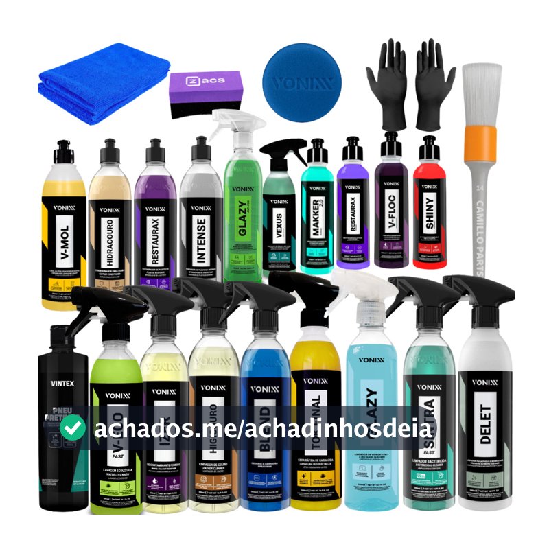 Monte Escolha seus Produtos Da Vonixx Restaurax Intense Lava Auto V Floc V Mol Blend 500ml