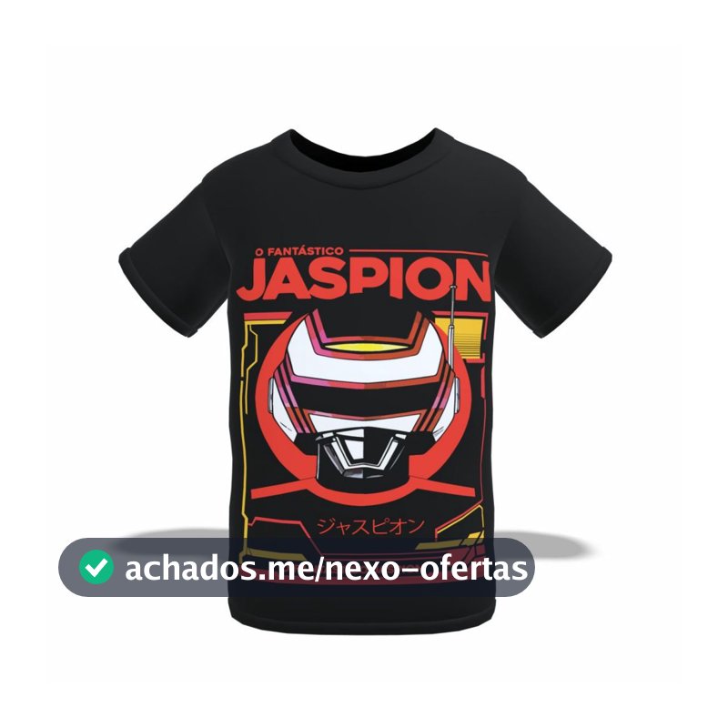 camiseta infantil e adulto jaspion