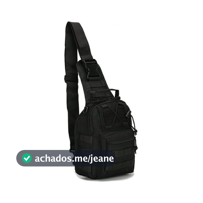 Bolsa Tática Transversal Peito E Ombro Impermeável Viagem Esportivo ao Ar Livre Sling Sport Unisexx