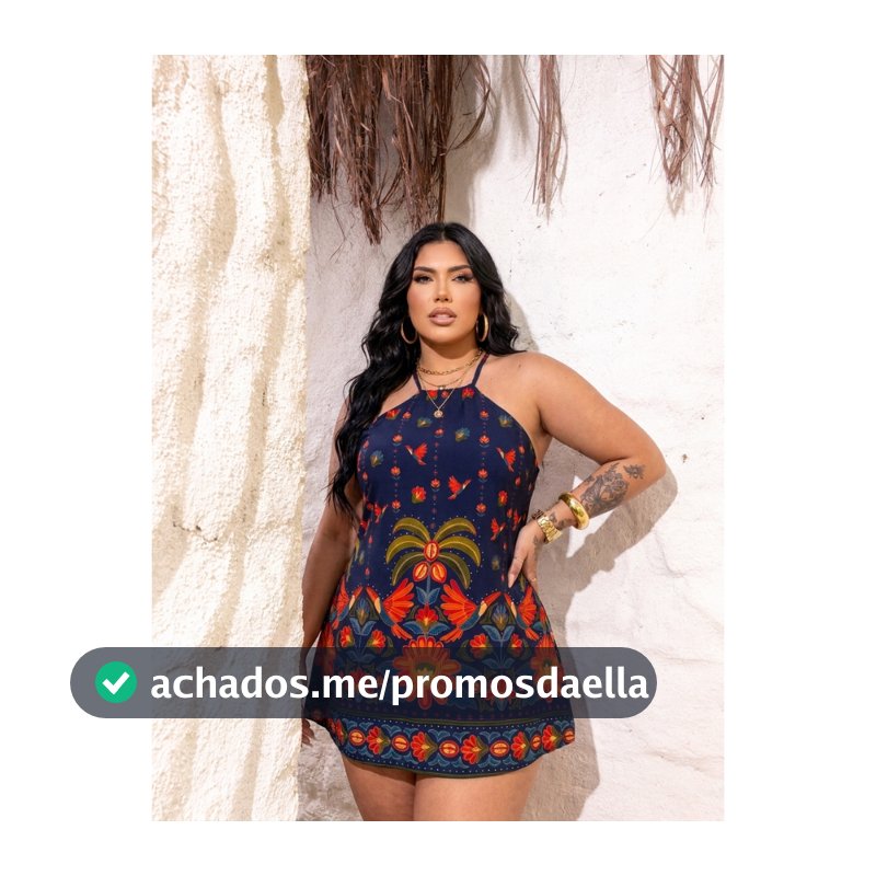 Macaquinho Vestido Plus Size Short Saia Estampado  Rodado Soltinho Tendencia Verão Primavera Frente Unica