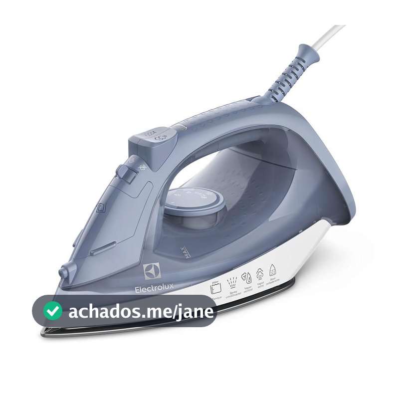 Ferro de Passar Roupa a Vapor e a Seco Electrolux Efficient com Vapor Vertical (ESI10)