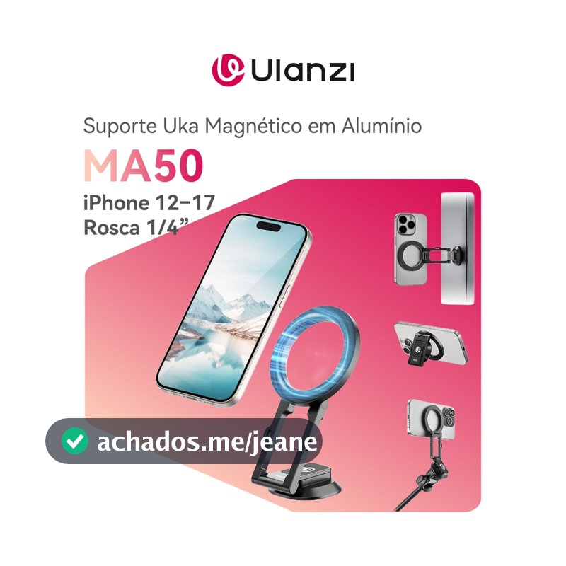 ULANZI MA50 Suporte magnético para celular Uka