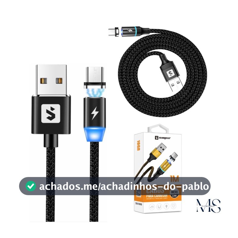 Cabo Magnético Para V8, J2Prime , Lenovo Usb