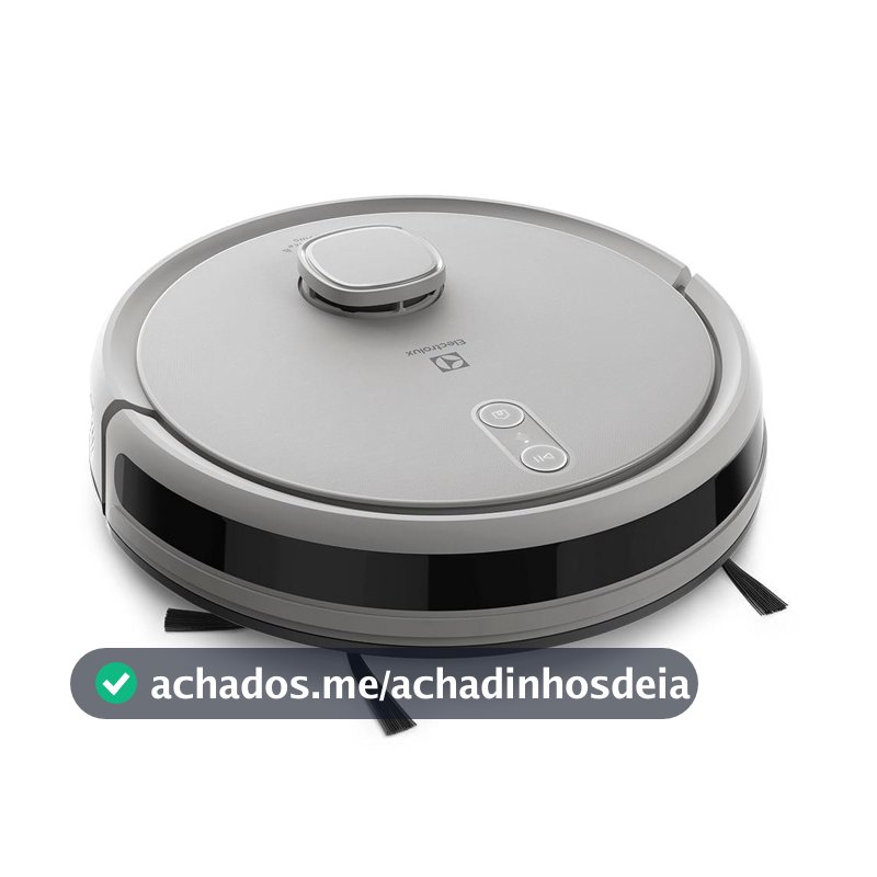Robô Aspirador Electrolux 4 em 1 Wi-Fi Experience até 1h40 Mapeamento Branco (ERB62)