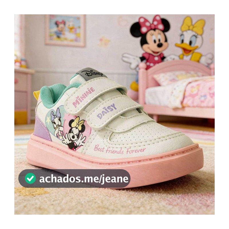 Tênis Infantil Menina Disney 20ao27 Minnie Original 11.151I