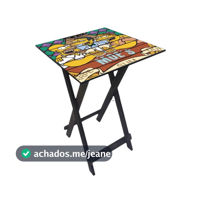 Mesa de Madeira Portátil Dobrável  Design Quadrado para Churrasco e Momento de Lazer