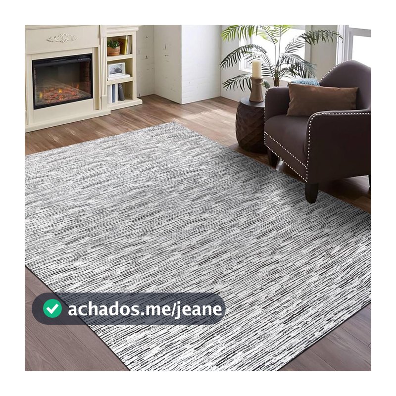 Tapete Mesclado Sala Quarto 2,00m x 2,50m Antiderrapante
