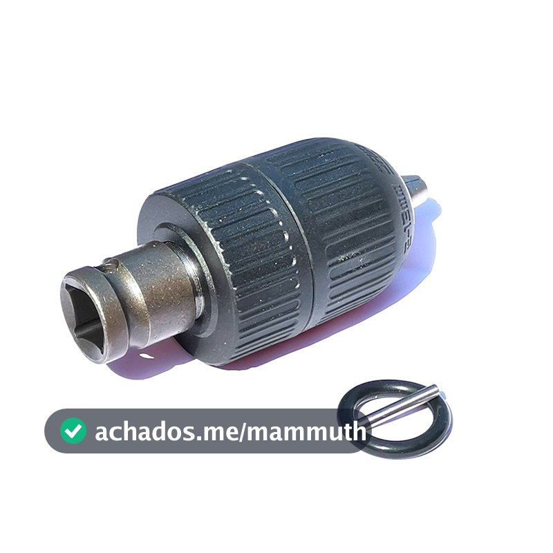 Adaptador de Chave de Impacto 1/2 para Furadeira com Mandril de Metal