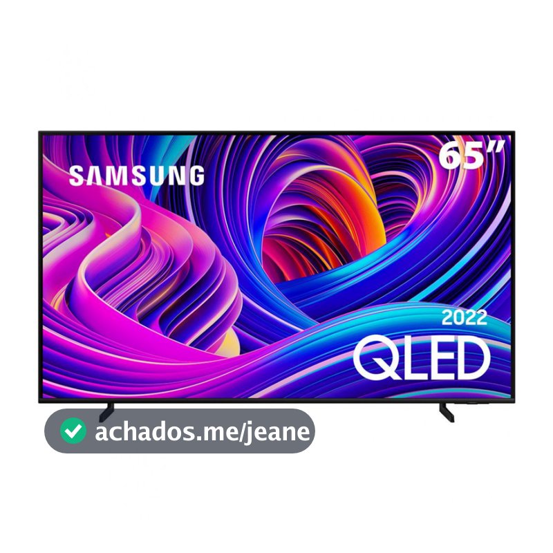 Smart TV 65 QLED 4K Samsung QN65Q60BAGXZD Modo Game Som em Movimento