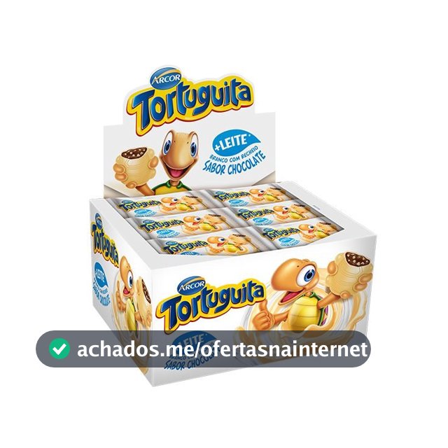 Chocolate Tortuguita Branco 24 Unidades 15,5g