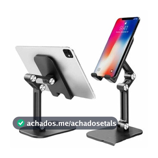 Suporte Celular e Tablet de Mesa Dobrável Articulado S002