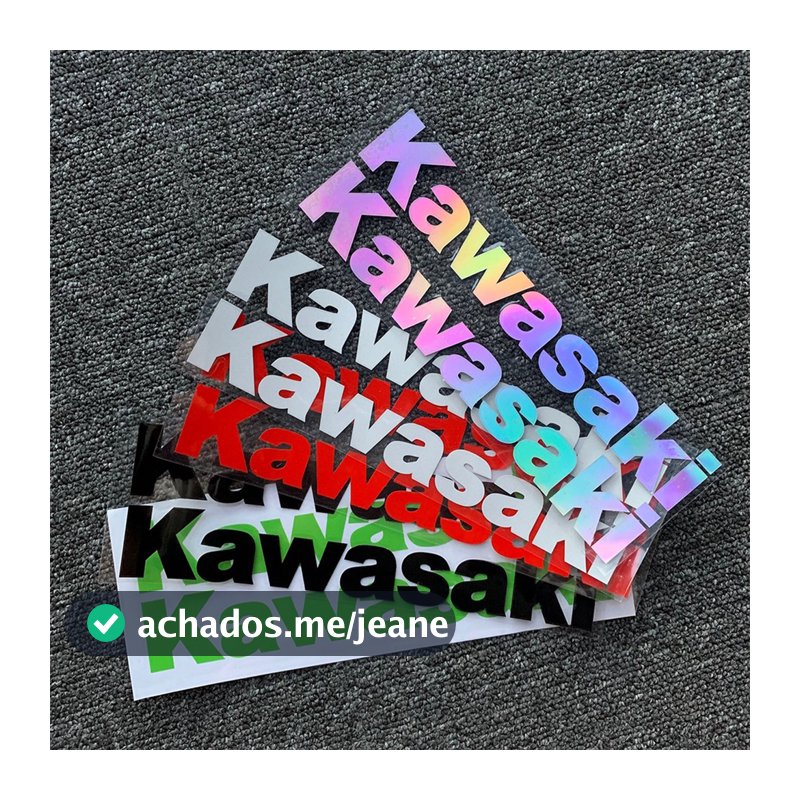 Motocicleta Kawasaki Ninja Logotipo Vinil Adesivo Decalque Para Ninja400 ZX25R Z650 Z900 Ninja650 Z1000 Carenagem Capace