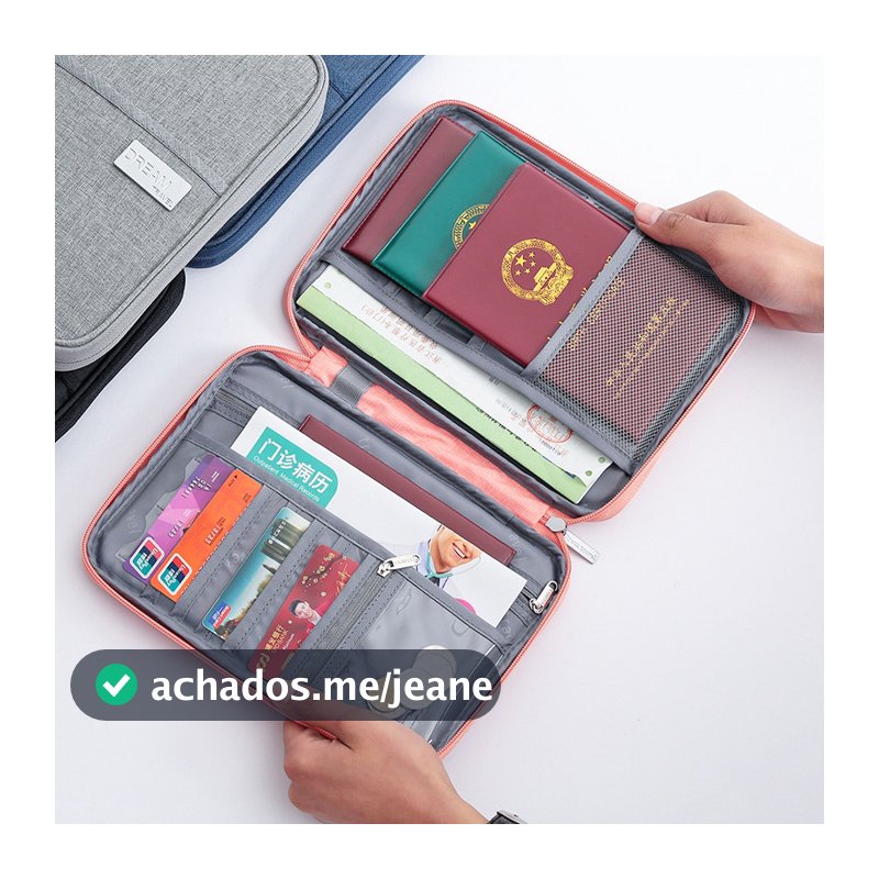 Família Carteira De Viagem Passaporte Titular Criativo Documento Caso Organizador Da À Prova D'água Acessórios Saco De Documentos