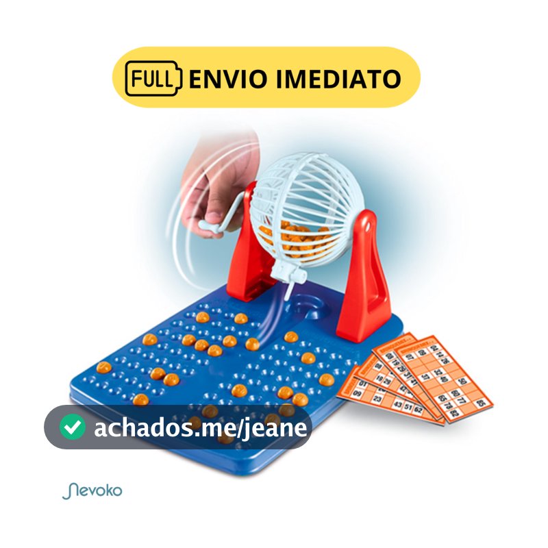 BRINQUEDO INFANTIL BINGO 48 CARTELAS + 90 BOLINHAS GLOBO GIRATÓRIO JOGO COMPLETO