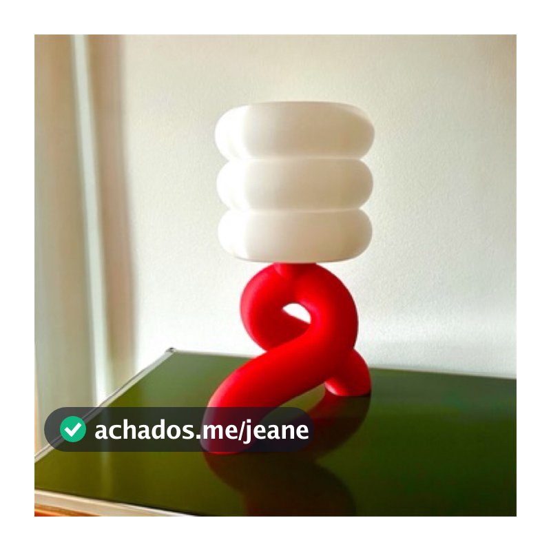 Luminária de Mesa Design Moderno Escandinavo Decorativa LED Quarto Sala Escritório