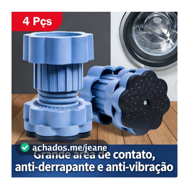 4 Pçs Anti Vibração Pés Almofadas Antiderrapante Absorção De Choque Máquina De Lavar  Aumentando Almofada Esteira