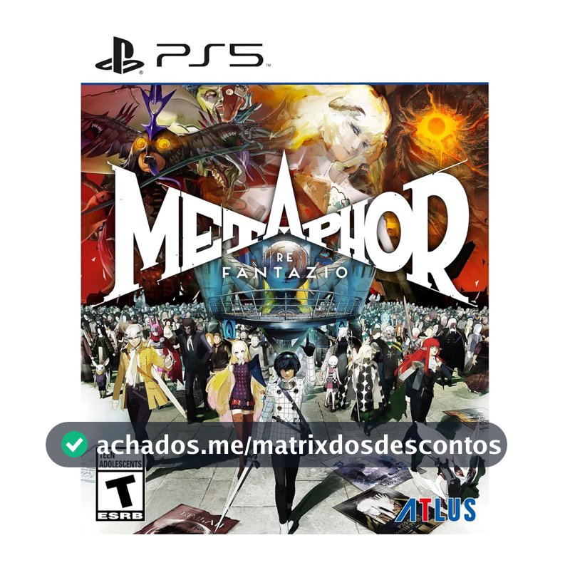 Metaphor ReFantazio PS5 Midia Fisica