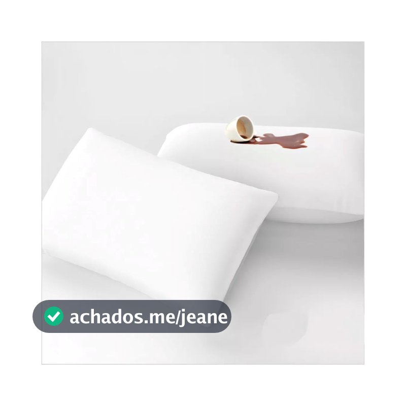 Kit 6 Capas Impermeável de Travesseiro com Zíper Fronha Protetora Antiácaro - BRANCO