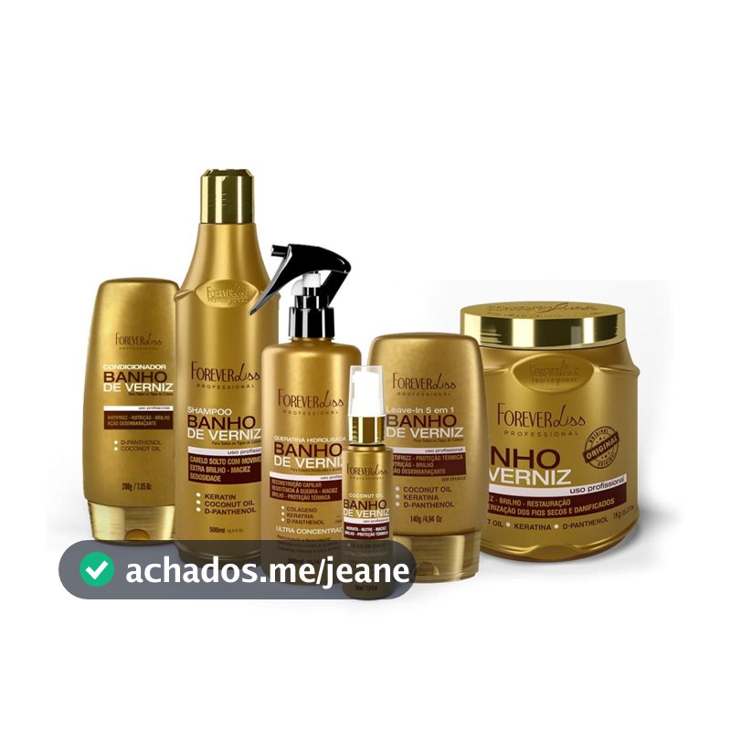Kit Banho de Verniz Profissional Forever Liss