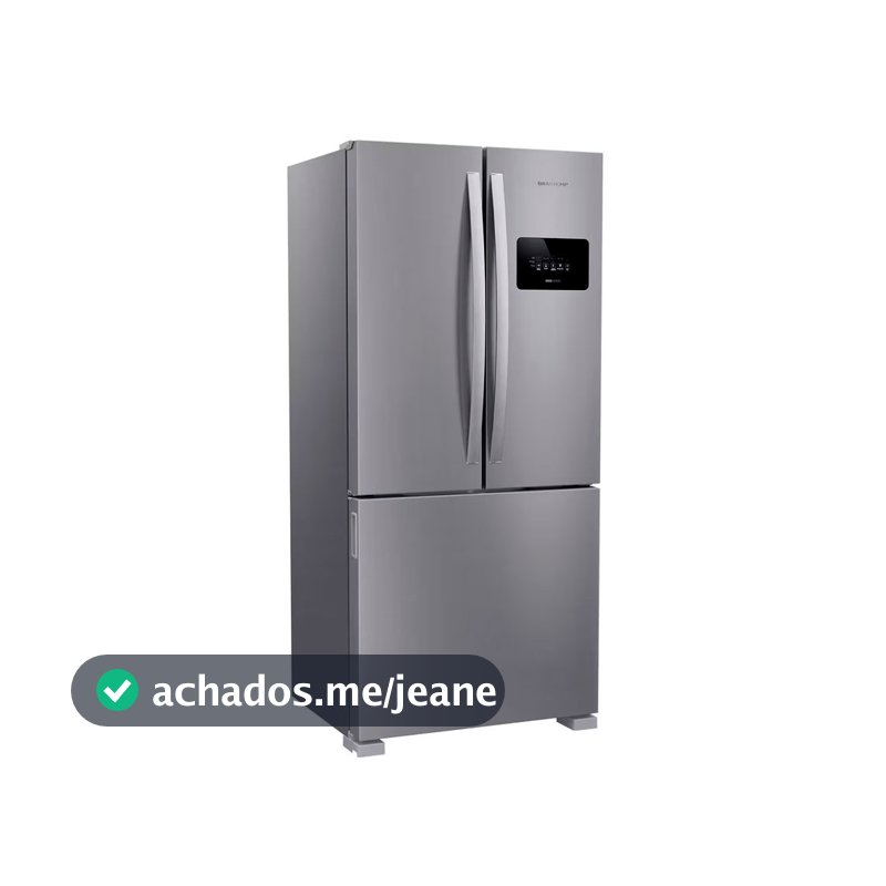 Geladeira BRO85MK 559L Frost Free French Door Portas Brastemp