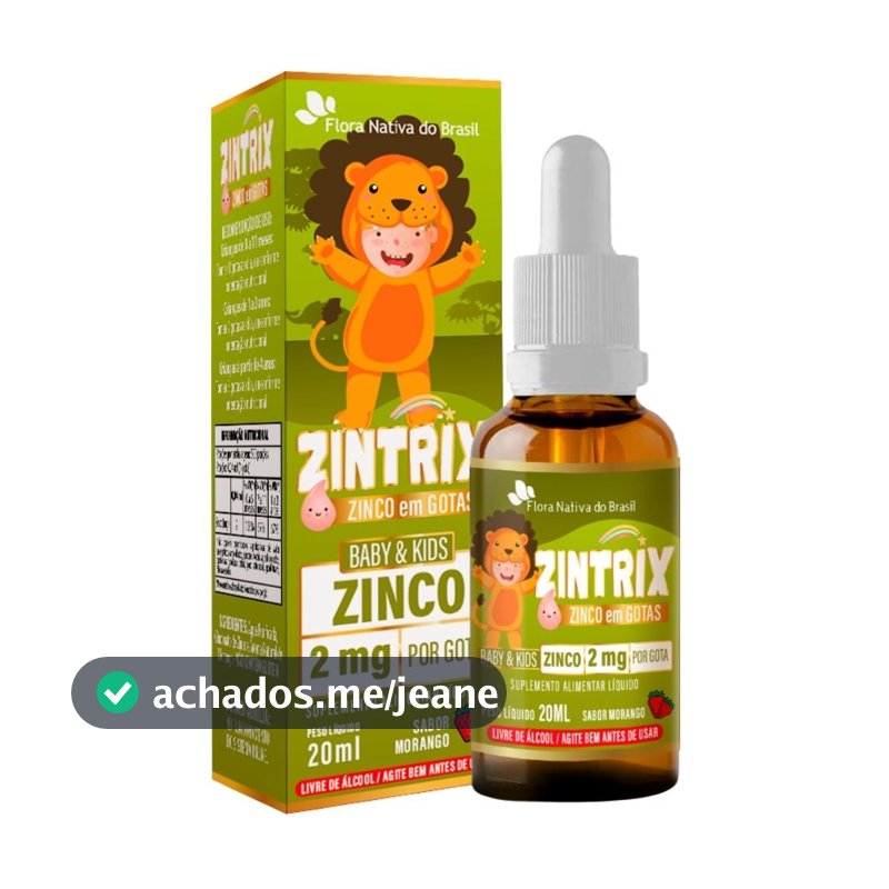 ZINTRIX (Zinco Infantil) 20ml - Flora Nativa