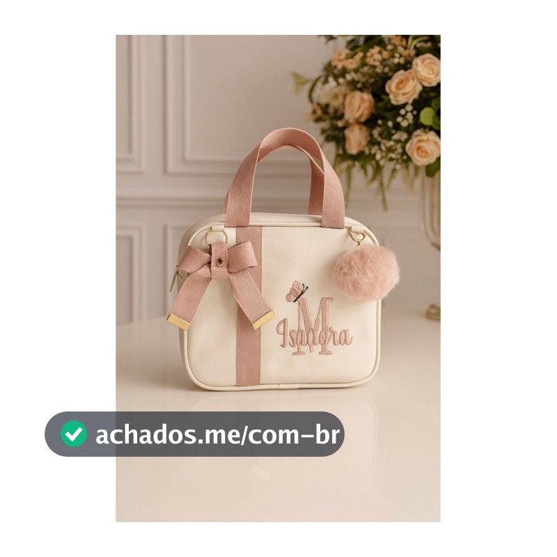 frasqueira bolsa P maternidade  personalizada