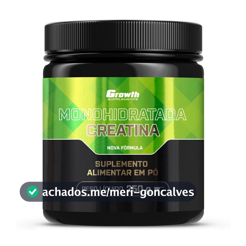 Creatina Monohidratada - Growth Supplements - Sem sabor em pó
