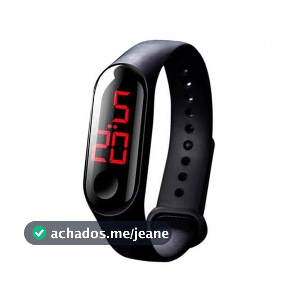 Relógio de Pulso Digital com LED Unissex Esportivo