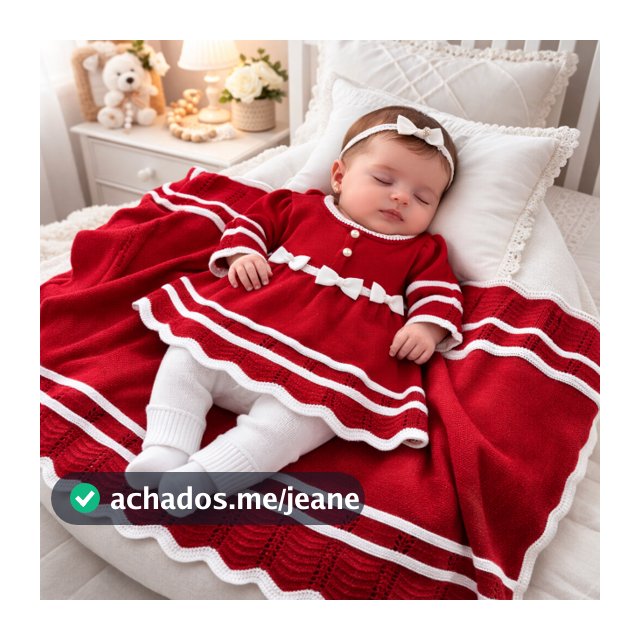 Saída de Maternidade Vestido + Calça + Manta rendado e confortável e elegante Perfeito para festas, e ocasiões especiais